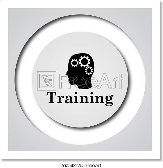 561x581 Free Art Print Of Training Icon Training Icon Internet Button