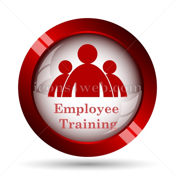 600x600 Employee Training Website Icon High Quality Web Button