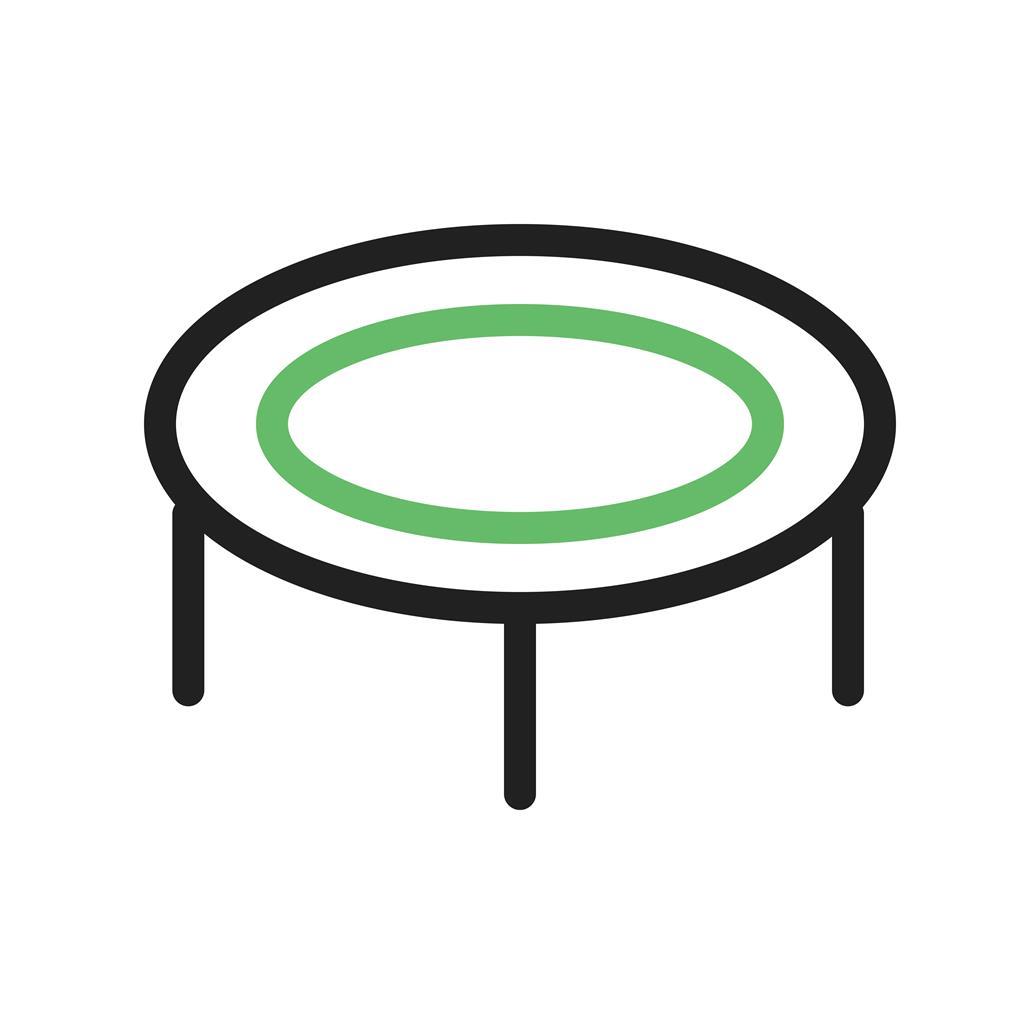 1024x1024 Trampoline Line Green Black Icon