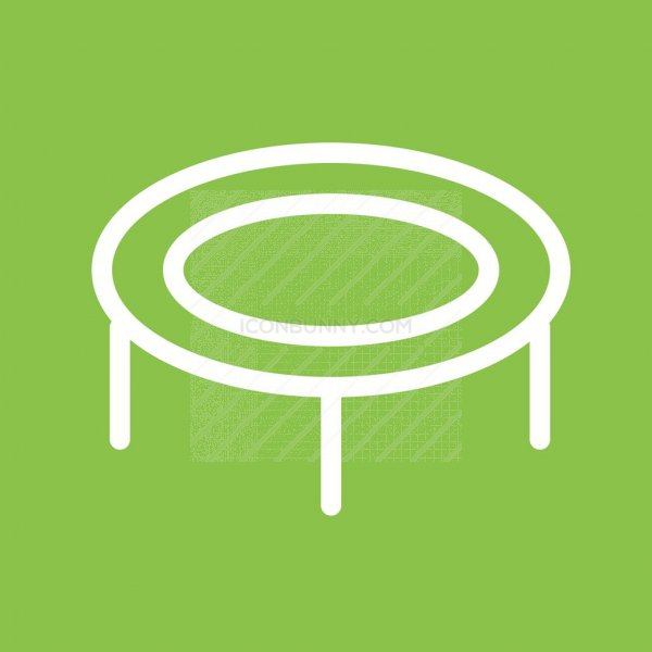 600x600 Trampoline Line Multicolor Bg Icon
