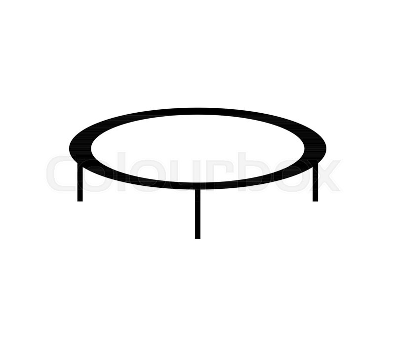 800x700 Trampoline Jumping Icon Stock Vector Colourbox