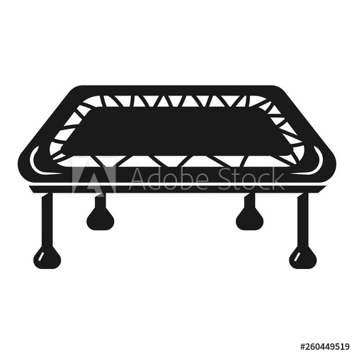 500x500 Home Trampoline Icon Simple Illustration Of Home Trampoline