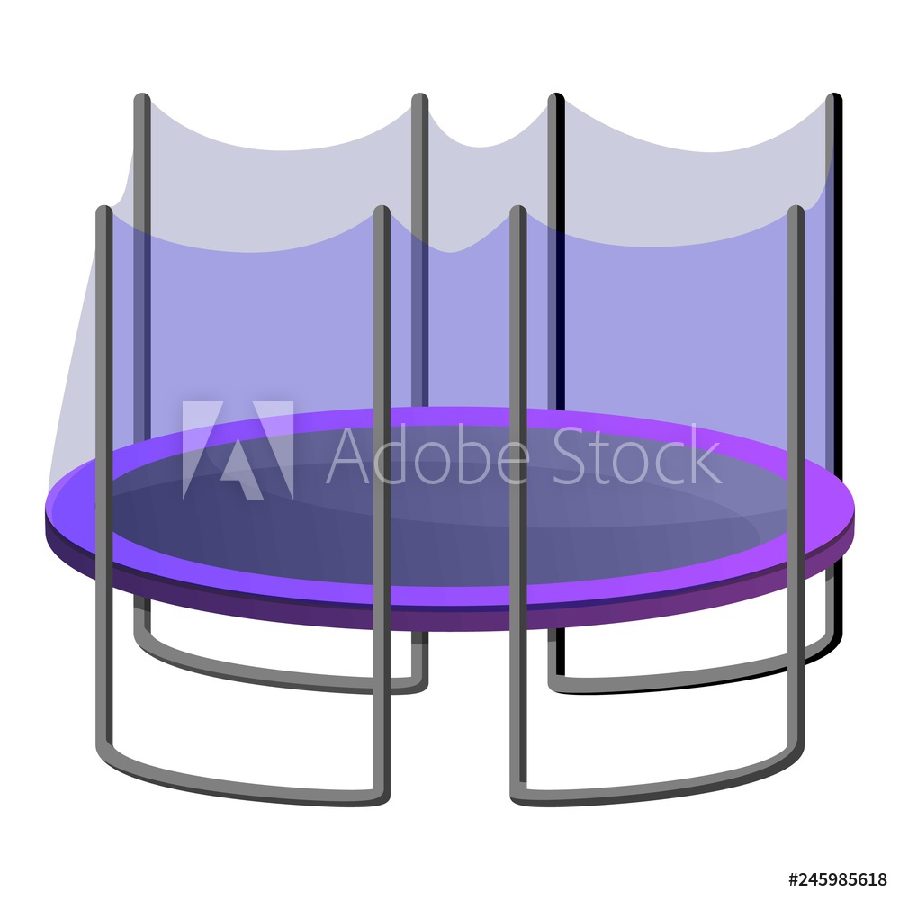 1000x1000 Photo Art Print Protected Trampoline Icon Europosters