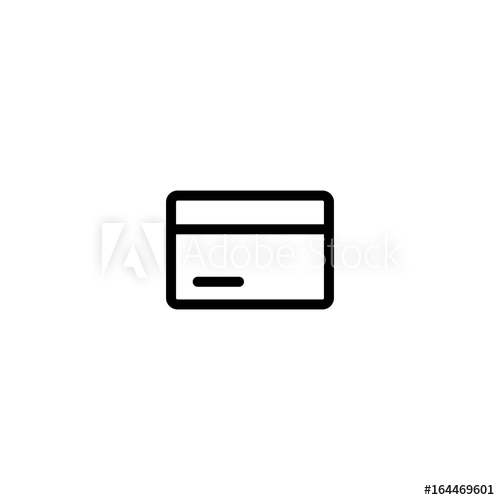 500x500 Card, Cash, Paying, Transaction, Icon Line Black