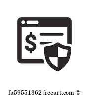 180x195 Free Art Print Of Secure Transaction Icon Secure