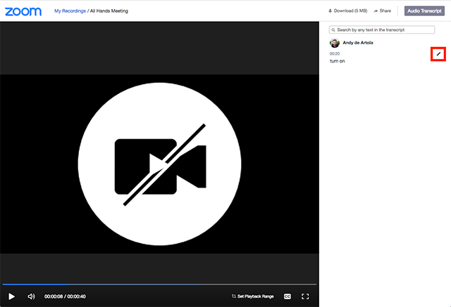 640x437 Automatically Transcribe Cloud Recordings Zoom Help Center