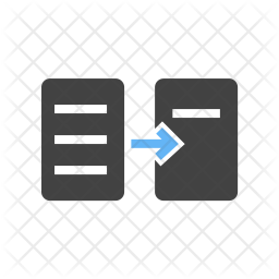 256x256 Data Transfer Icon Of Flat Style