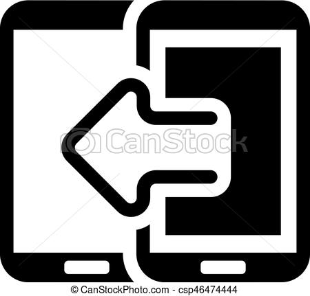 450x431 Data Transfer Icon Flat Design Mobile Devices And Services