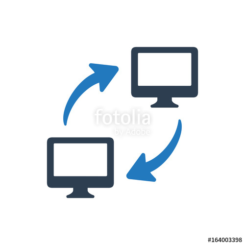 500x500 Data Transfer Icon Stock Image And Royalty Free Vector