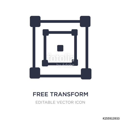 500x500 Free Transform Icon On White Background Simple Element