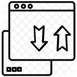 256x256 Data Transformation Icon Of Line Style