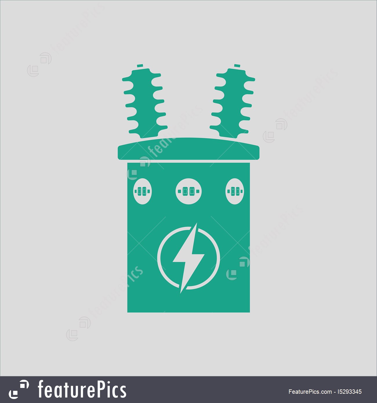 1300x1392 Illustration Of Electric Transformer Icon