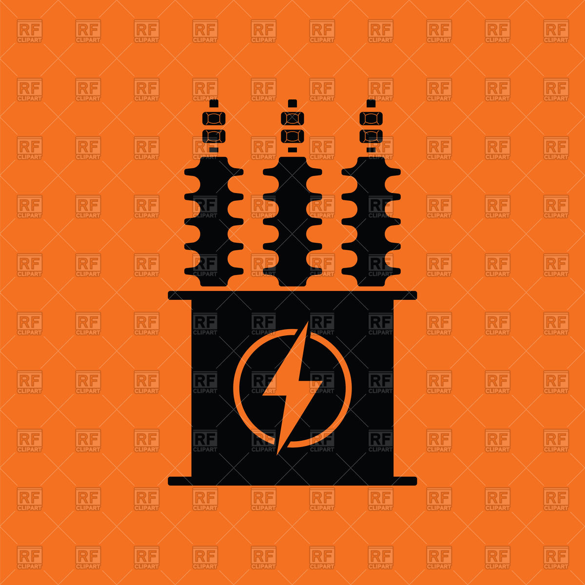 1200x1200 Electric Transformer Icon Vector Image Of Signs, Symbols, Maps