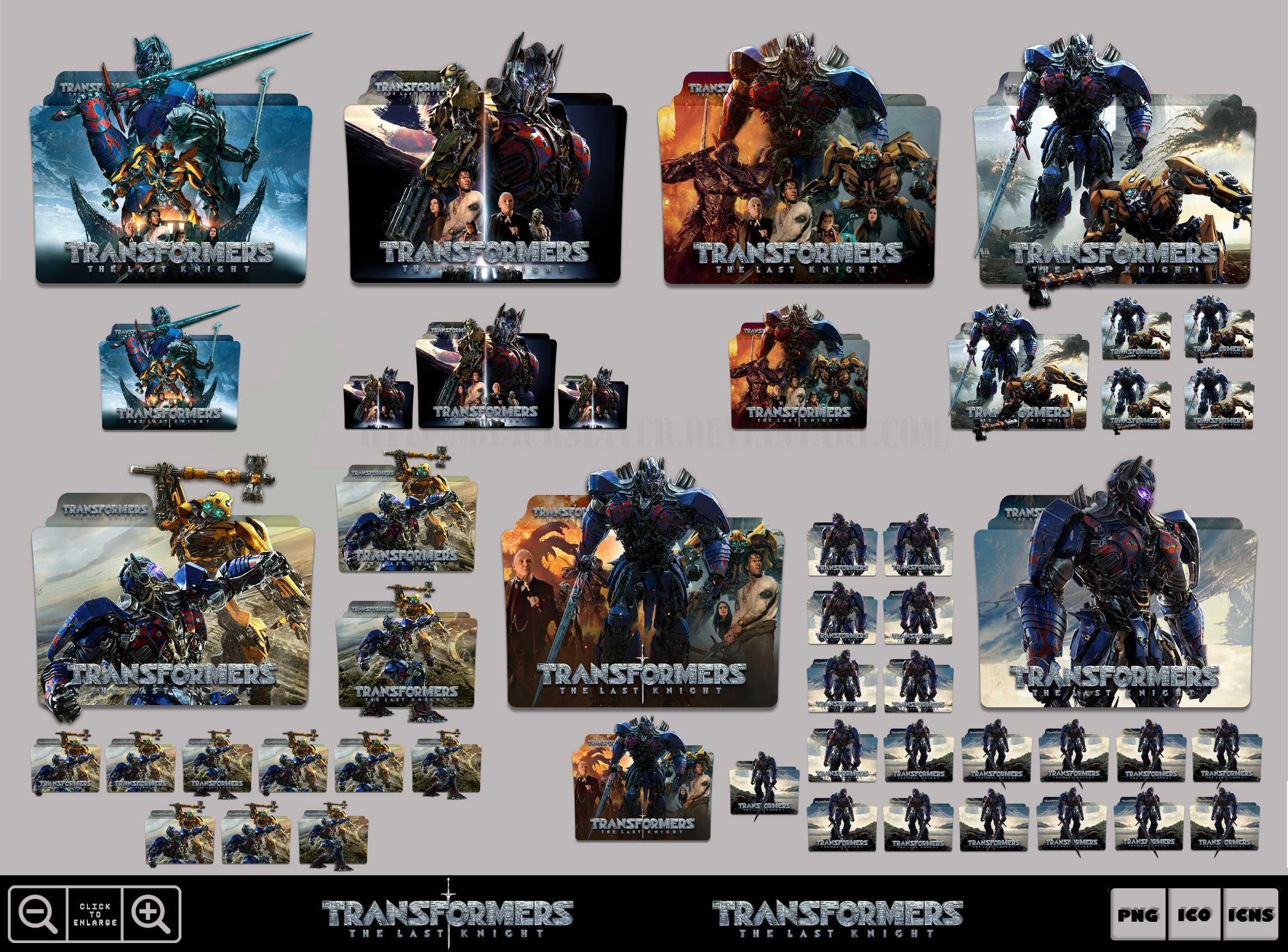 2300x1700 Transformers The Last Knight Folder Icon Pack