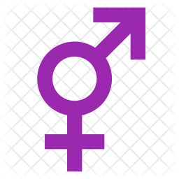 256x256 Transgender Icon Of Flat Style