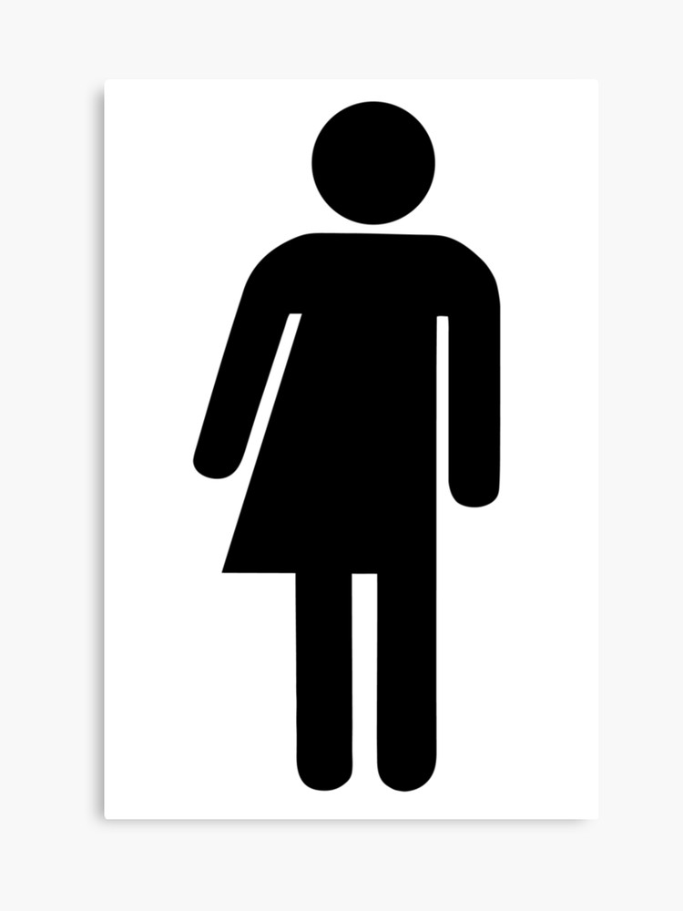 750x1000 Bold Black Transgender Icon Canvas Print