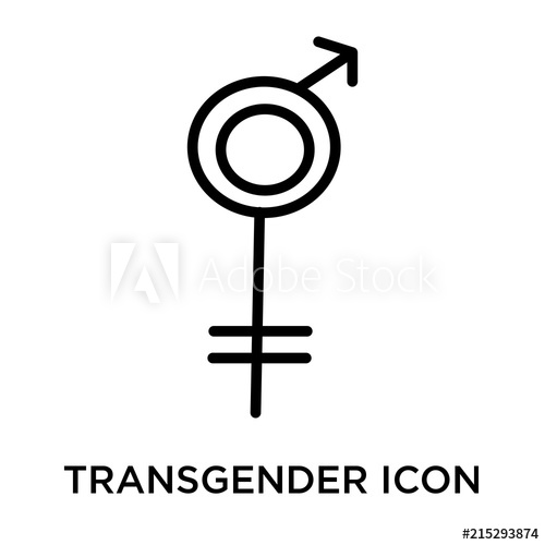 500x500 Transgender Symbol Icon Isolated On White Background Simple