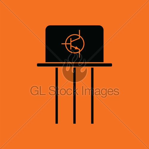 500x500 Transistor Icon Gl Stock Images