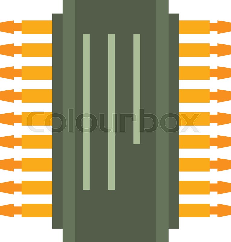 765x800 Transistor Icon Cartoon Illustration Stock Vector Colourbox