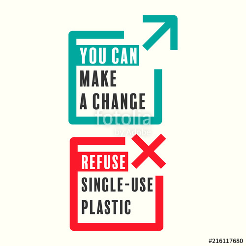 500x500 Transit Icon As A Gimmick With Text You Can Make A Change, Refuse