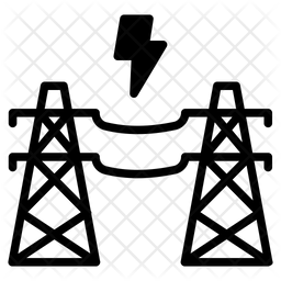 256x256 Power Transmission Icon Of Glyph Style