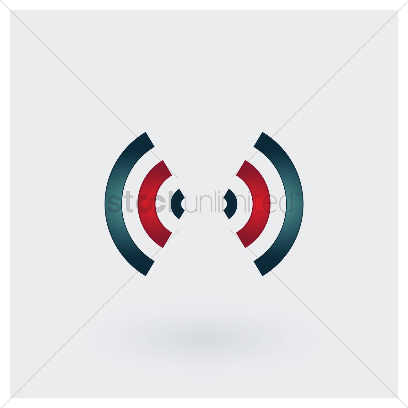 1300x1300 Signal Transmission Icon Vector Image