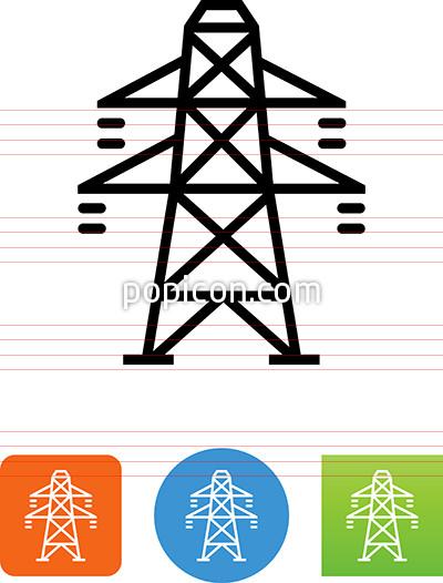 400x526 Power Line Icon