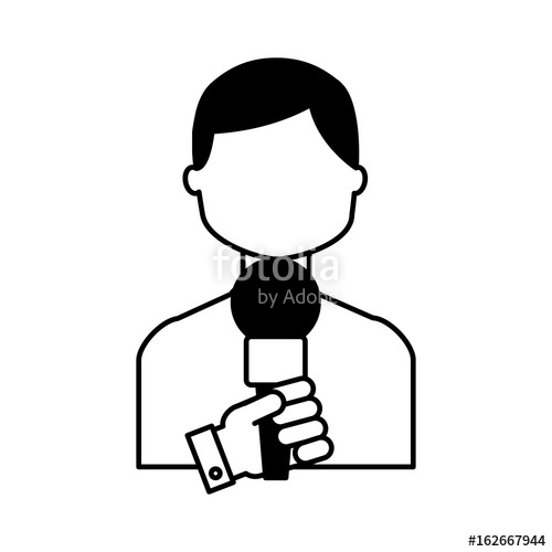 500x500 Professional Microphone Transmit Icon Vector Illustration Design