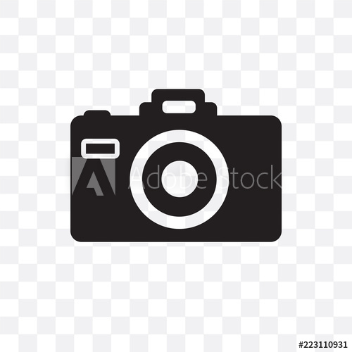 500x500 Camera Icon Isolated On Transparent Background Simple
