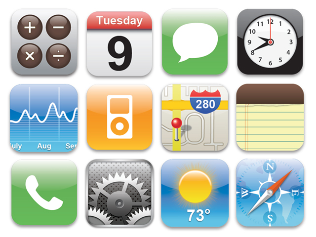 640x480 Designer Iphone Cell Phone Inside The Icon Transparent Png