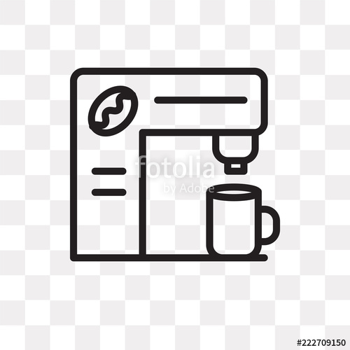 Coffee Maker Icon On Transparent Background Modern Icons Vector 500x500 Coffee Maker Icon On Transparent Background Modern Icons Vector