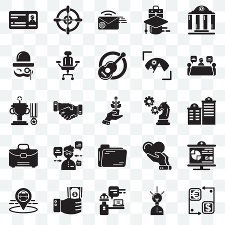 450x450 Set Of Transparent Icons Such As Cash, Creative, Customer