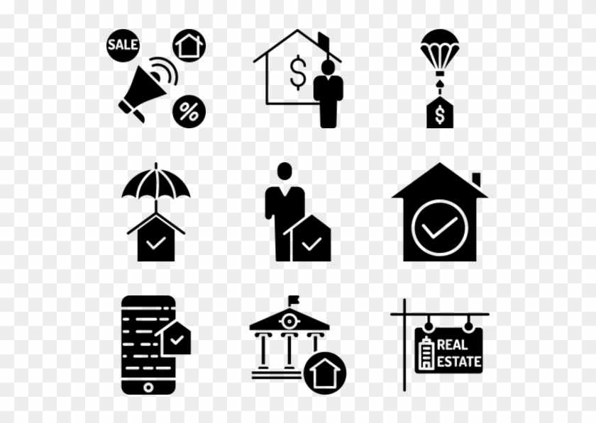 840x597 Real Estate Icon Packs