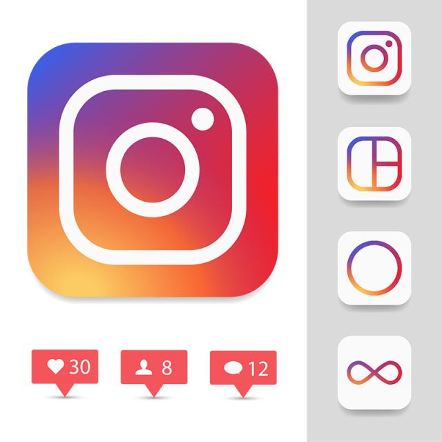 640x640 Instagram Logo Icon, Instagram Icon Sets, Ig Icon, Instagram Logo
