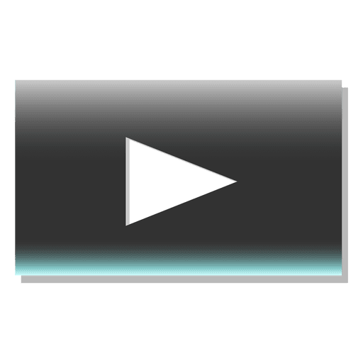 512x512 Play Button Rectangle Icon