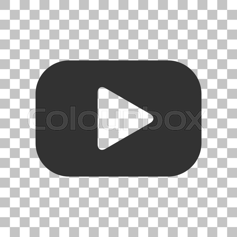 800x800 Play Button Sign Dark Gray Icon On Stock Vector Colourbox