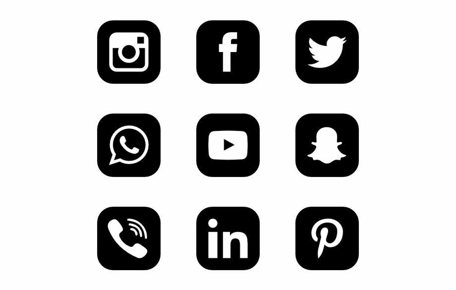 Transparent Social Media Icon at Vectorified.com | Collection of ...