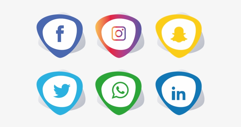 Social Media Icons Set 820x432 Social Media Icons Set