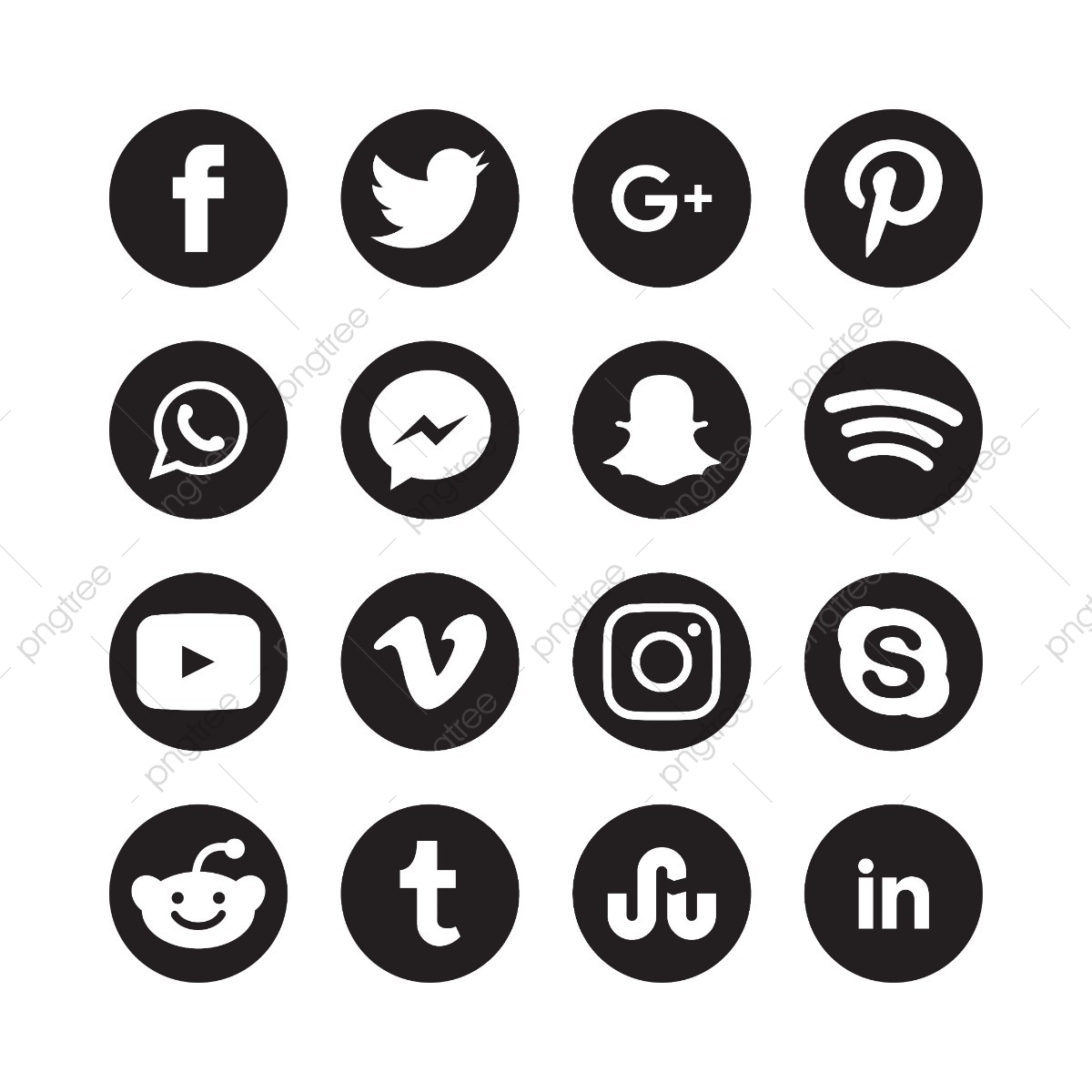 Black And White Circular Social Media Icons, Abstract, App, Black 1200x1200 Black And White Circular Social Media Icons, Abstract, App, Black