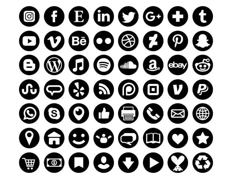Transparent Social Media Icon at Vectorified.com | Collection of