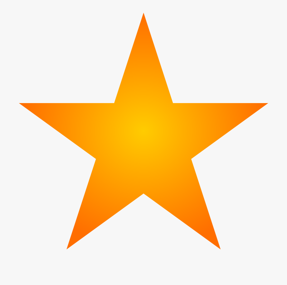 920x915 Red Star Template, Orange Star Template