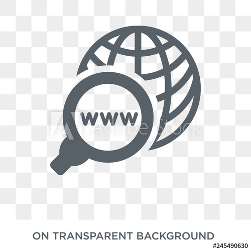 500x500 Domains Icon Trendy Flat Vector Domains Icon On Transparent