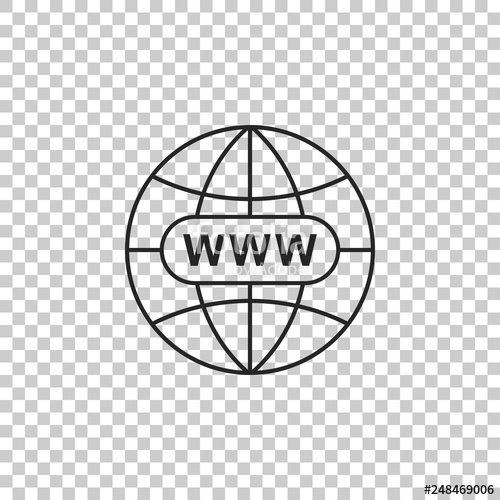 500x500 Go To Web Icon Isolated On Transparent Background Icon
