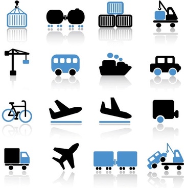 360x368 Vector Transportation Icons Free Vector Download