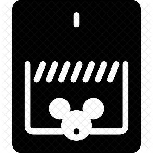 512x512 Mouse Trap Icon Of Glyph Style
