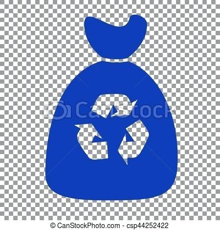 450x470 Blue Trash Bag