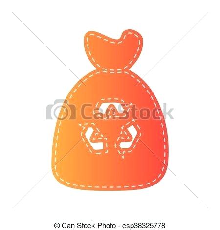 450x470 Orange Trash Bags