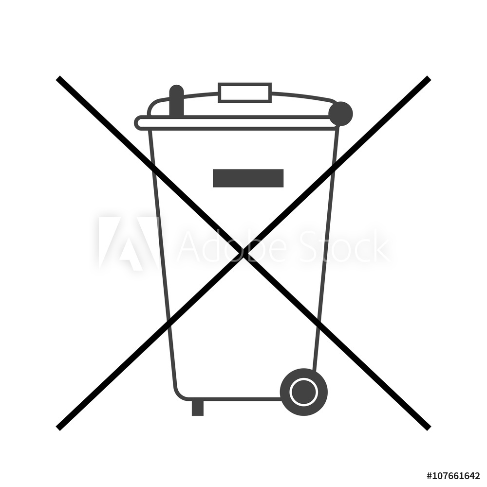 1000x1000 Photo Art Print No Trash Bn Europosters