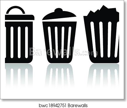 435x370 Trash Bn, Art Print Barewalls Posters Prints