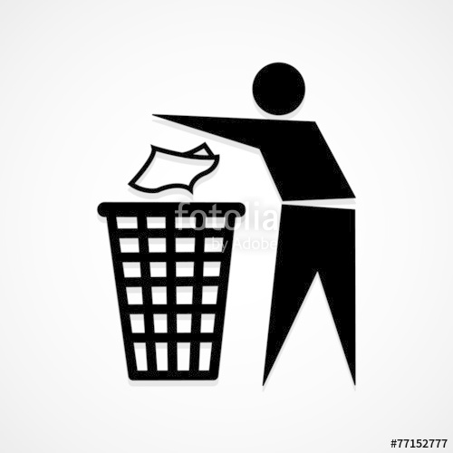 500x500 Trash Bn Great For Any Use Vector Stock Image
